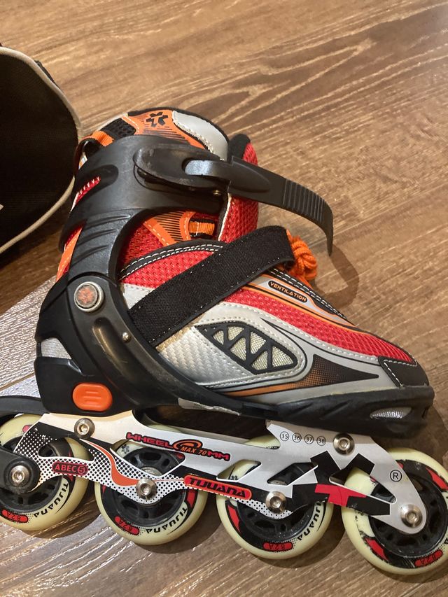 patines linea talla 35 a 38 y funda