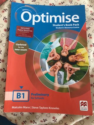libro inglés optimise Student’s Book Pack B1