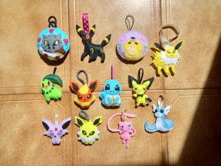 Pokémon en fieltro
