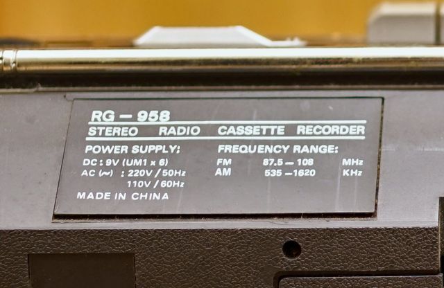 Radio cassete Atlantis