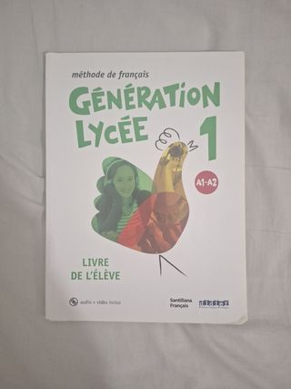 Libro francés 1°Bachillerato