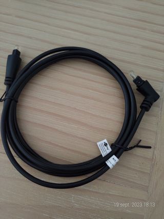 Cable óptico (acodado 90°), 2 metros