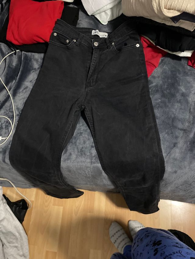 pantalones vaqueros campana