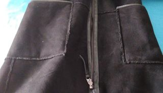 Abrigo negro Zara