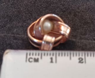 Tous pendientes Tous, plata vermeil y perla