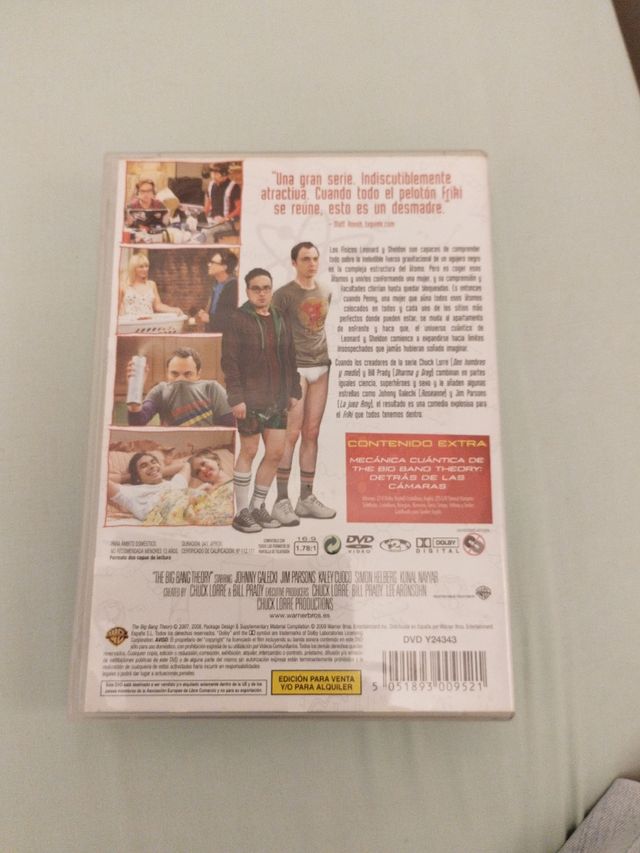 DVDs The Big Bang theory temporada 1