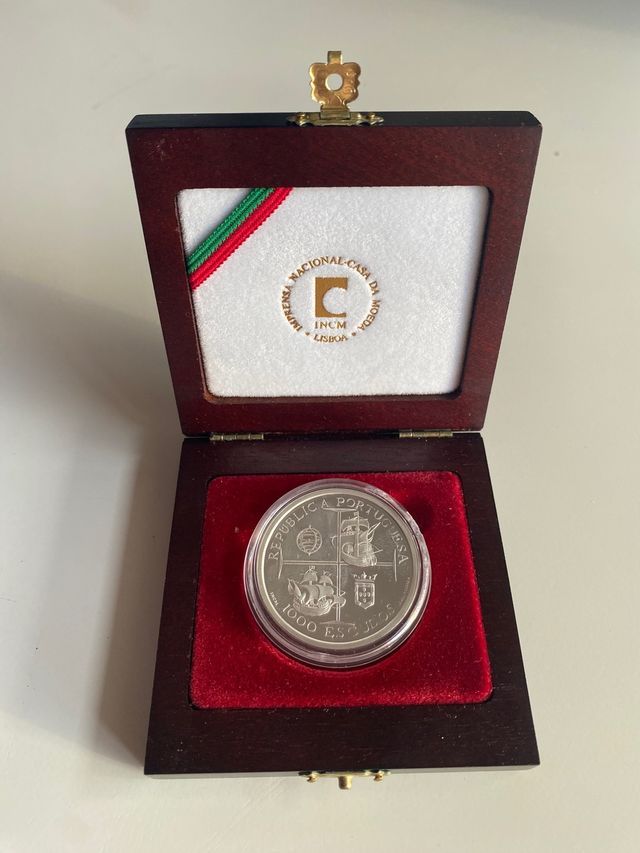 Morena de plata 1000 escudos Portugal 1998