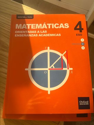 libro matemáticas académicas 4ESO