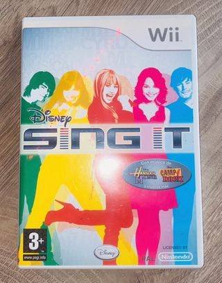 Juego Sing It de la Wii