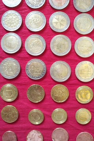 MONETE EURO KIT UNICO 110 PEZZI RARI E INTROVABILI