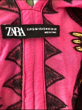 kimono Zara bordado NUEVO