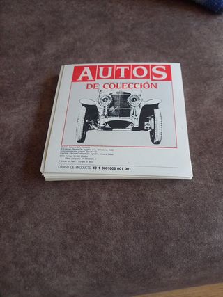 Fichas automóviles.