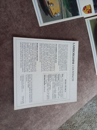 Fichas automóviles.