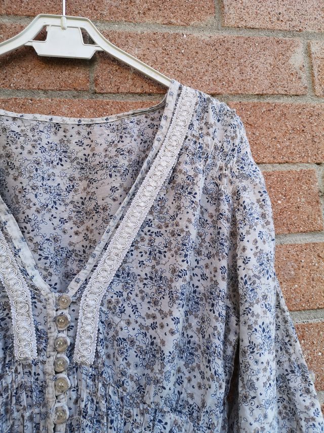 Vestito seta e cotone