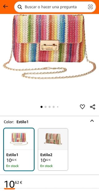 BOLSO DE FIESTA DE COLORES