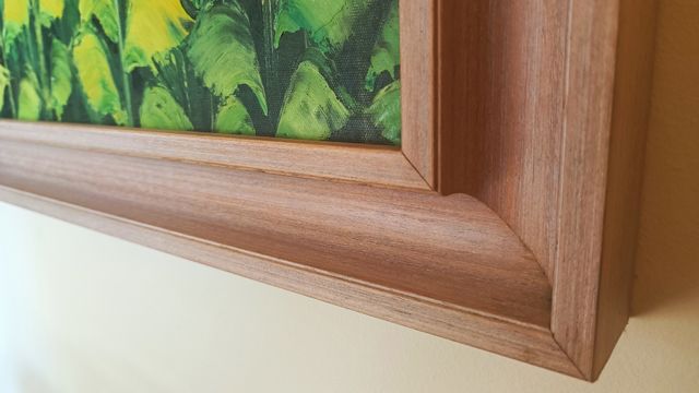 Cuadro grande de girasoles