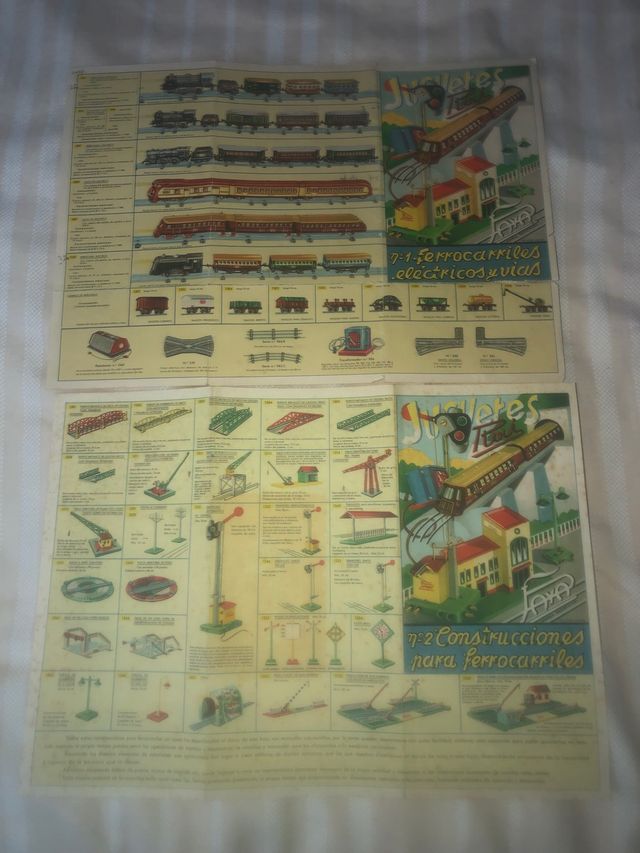 DOS ANTIGUOS CATALOGOS DE PAYA