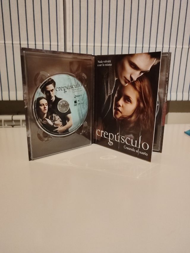 3 Pelis saga Crepúsculo + libro