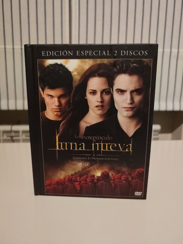 3 Pelis saga Crepúsculo + libro