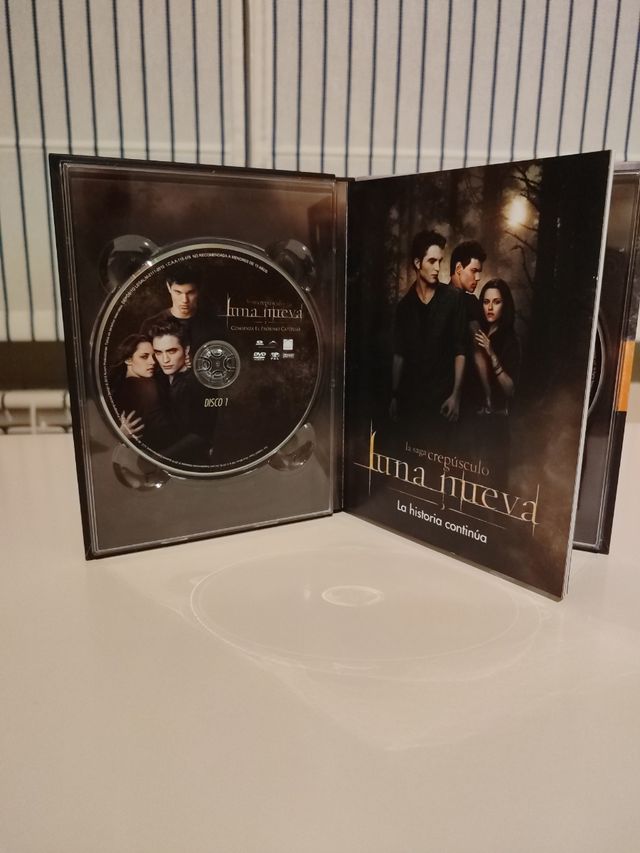 3 Pelis saga Crepúsculo + libro