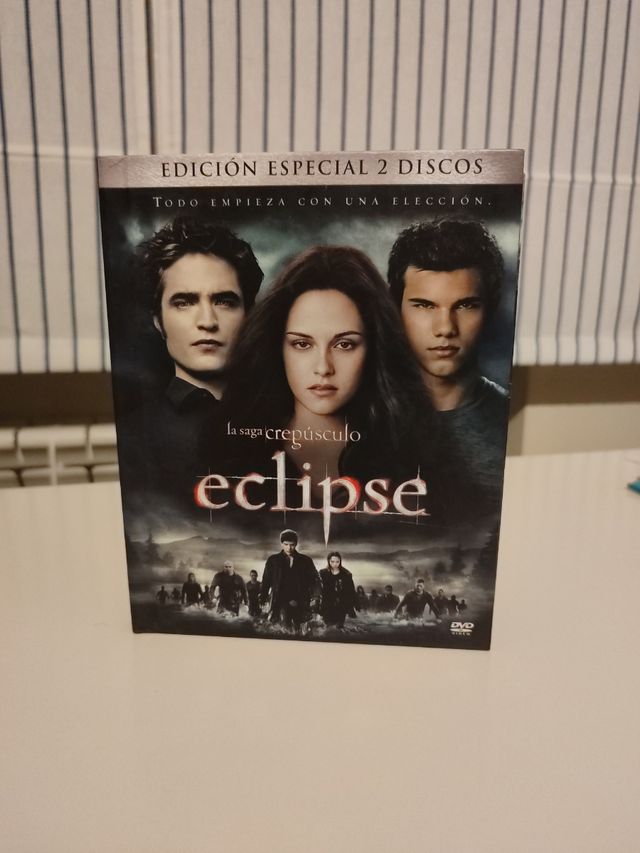 3 Pelis saga Crepúsculo + libro