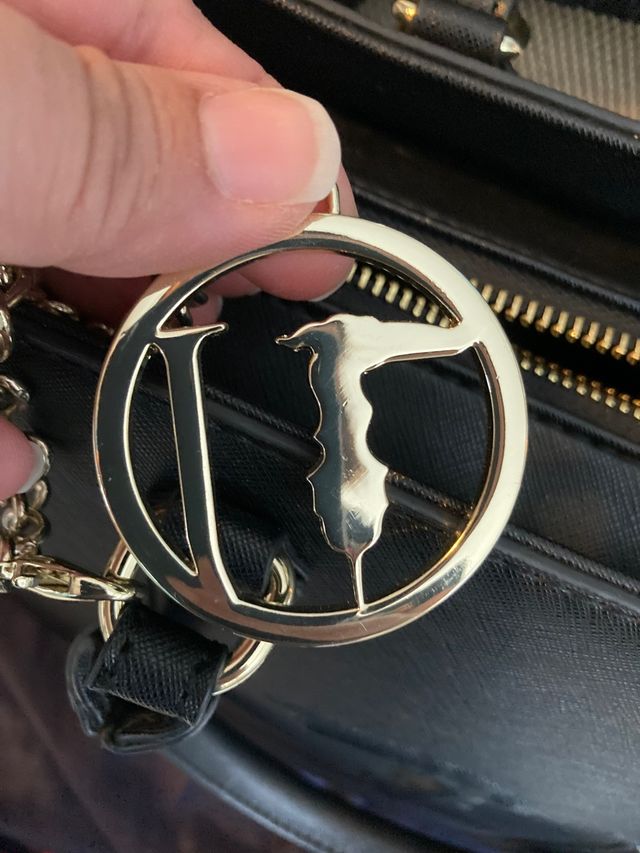 borsa a mano nera Trussardi