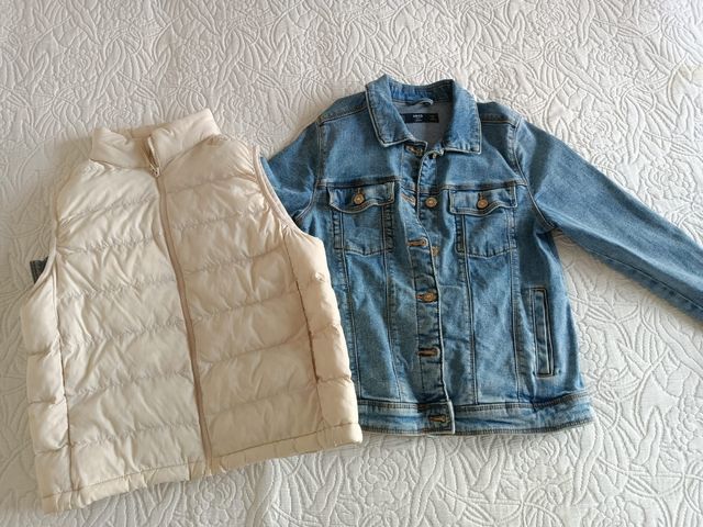 Cazadora y chaleco niña