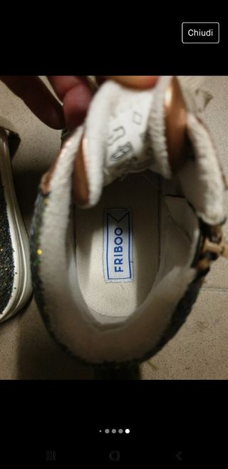 Scarpe stivaletti bambina imbottiti friboo n 32