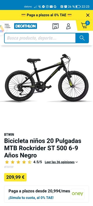 Bicicleta rockrider st500
