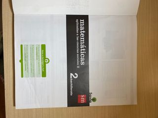 libro matematicas 2 bachillerato