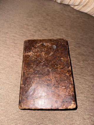 Libro antiguo 1792 - “Alivio de los sedientos” 