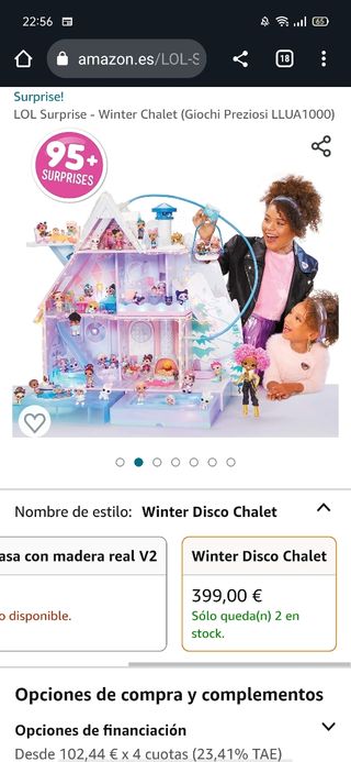 Chalet lol surprise winter disco