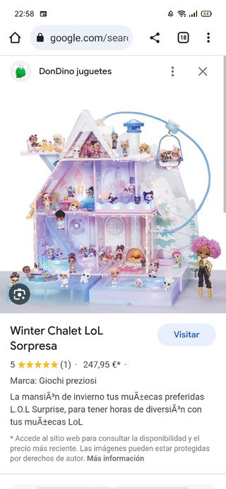 Chalet lol surprise winter disco