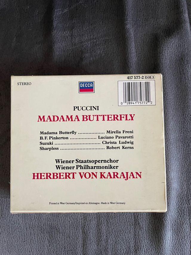 Madama butterfly Decca 3 CD italiano