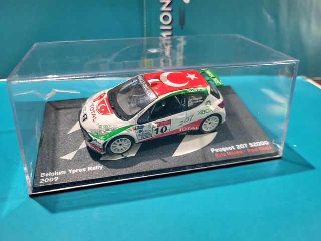 2 Peugeot 207s2000 1/43 altaya