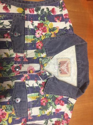 Chaleco Estampado flores 