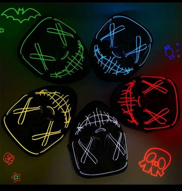 3 Mascaras fiesta luces
Las 3  6 euros