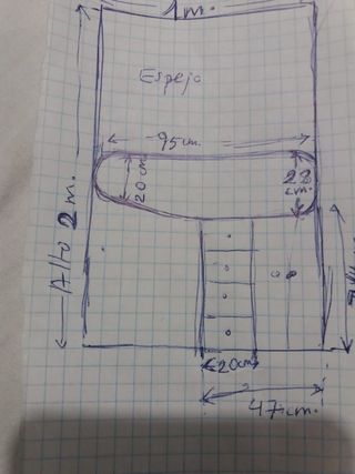 Mueble de entrada / recibidor / taquillon