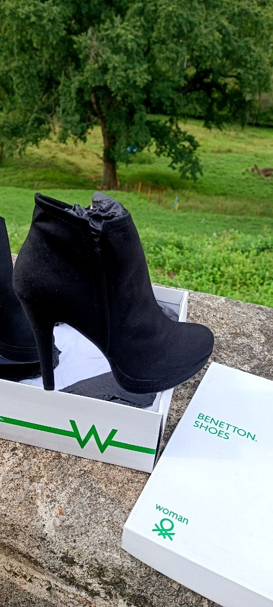 Botines talla 39  marca Benetton nuevos