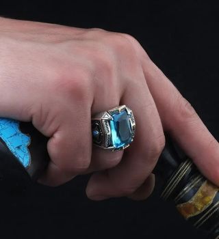 Anillos Reto Gótico de hombre