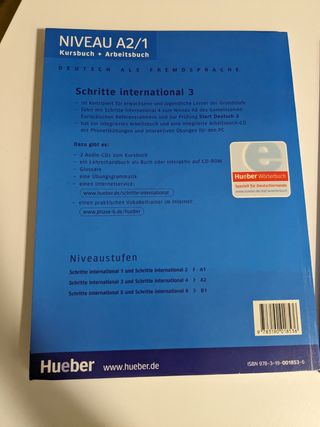 Schritte international 3. A2/1