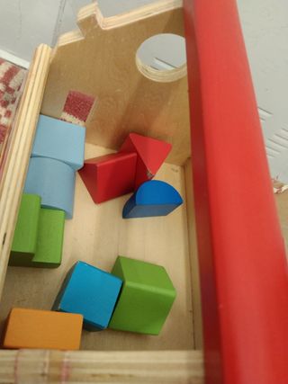 Casa encajable madera para bebés