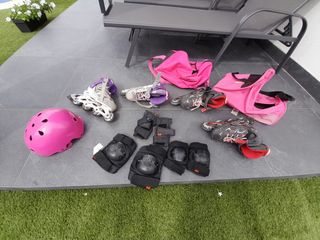PATINES, CASCO Y RODILLERAS