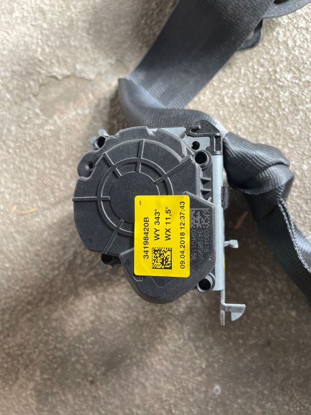 cinturones traseros puegeot 5008