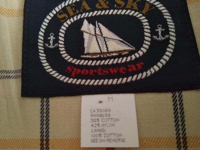 Gilet lungo uomo con tasconi colore crem Sea & Sky