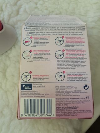 Veet aparato más ceras de regalo