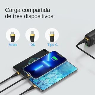 Cable de carga rápida USB y Apple