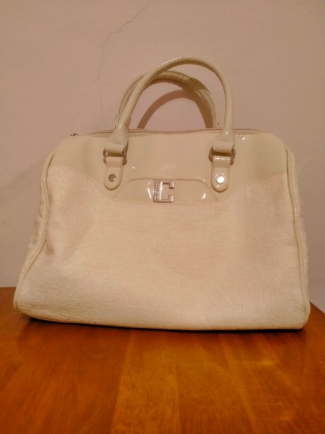 Borsa bauletto Coconuda colore avorio