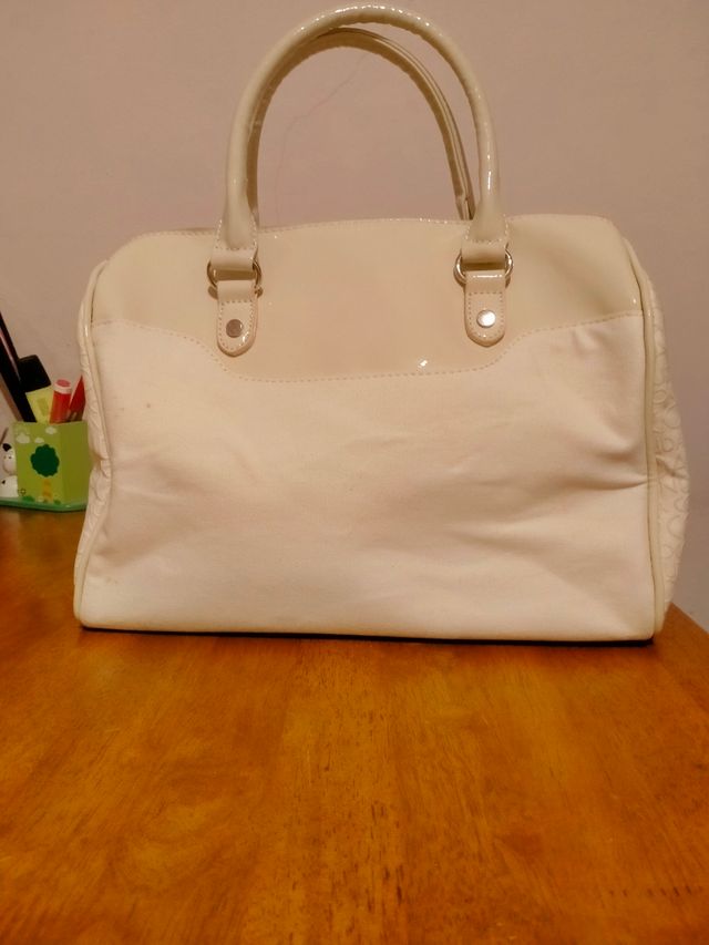 Borsa bauletto Coconuda colore avorio