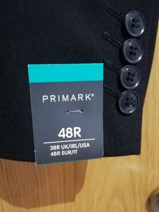 Traje negro hombres sin estrenar